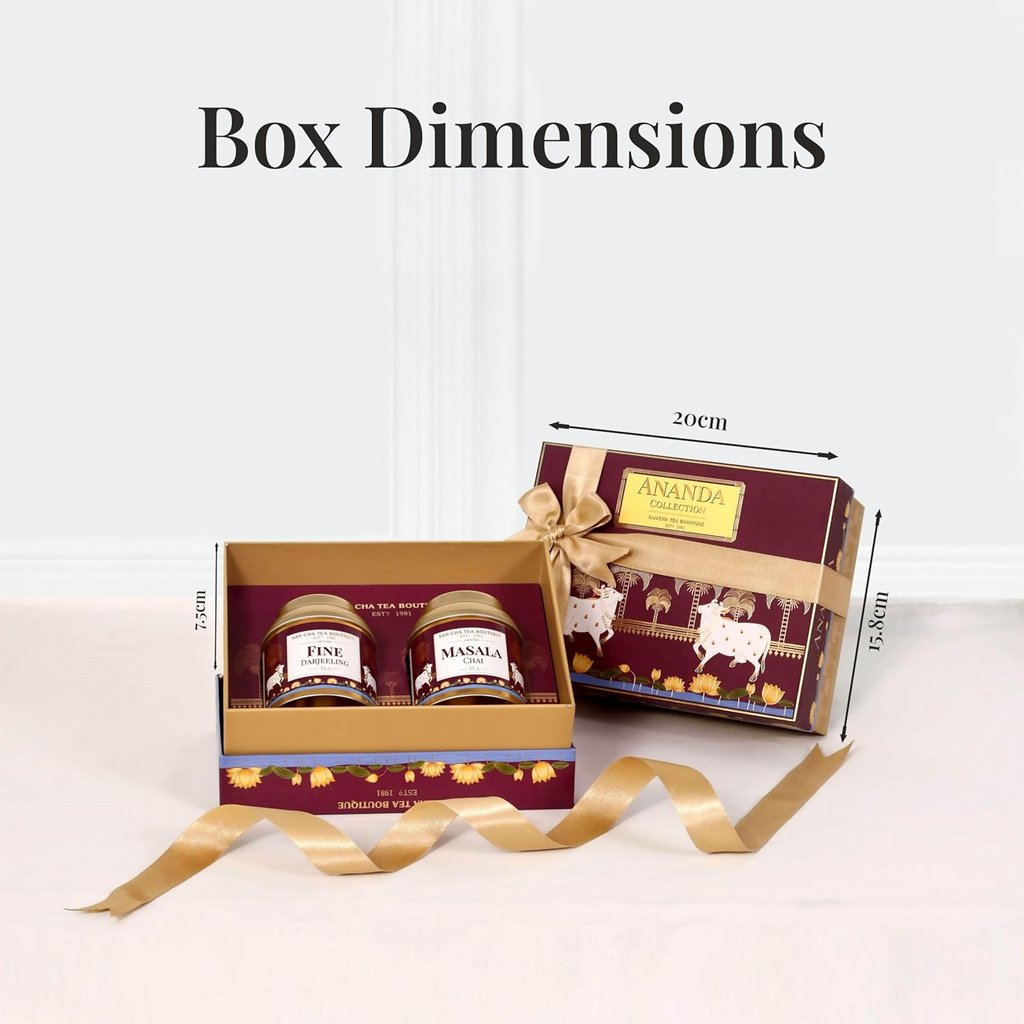 SAN-CHA Tea Boutique Ananda Collection Tea Gift Box | Grocsy