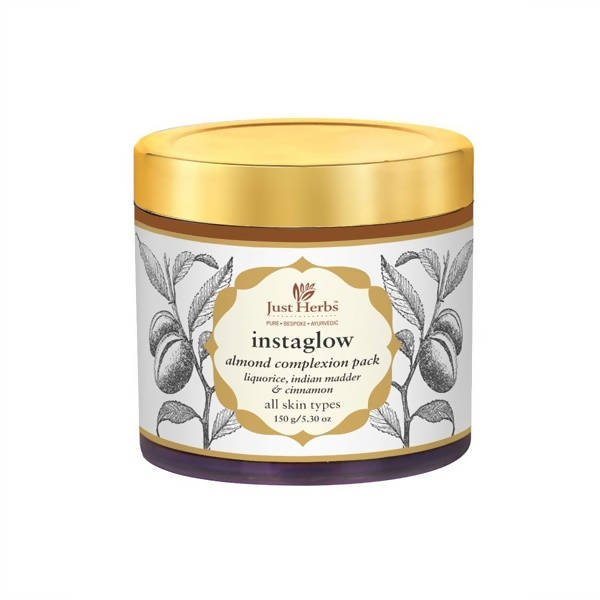 Just Herbs Instaglow Almond Complexion Pack | Grocsy