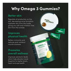 Man Matters Omega 3 Gummies With Natural Mango Flavour | Grocsy