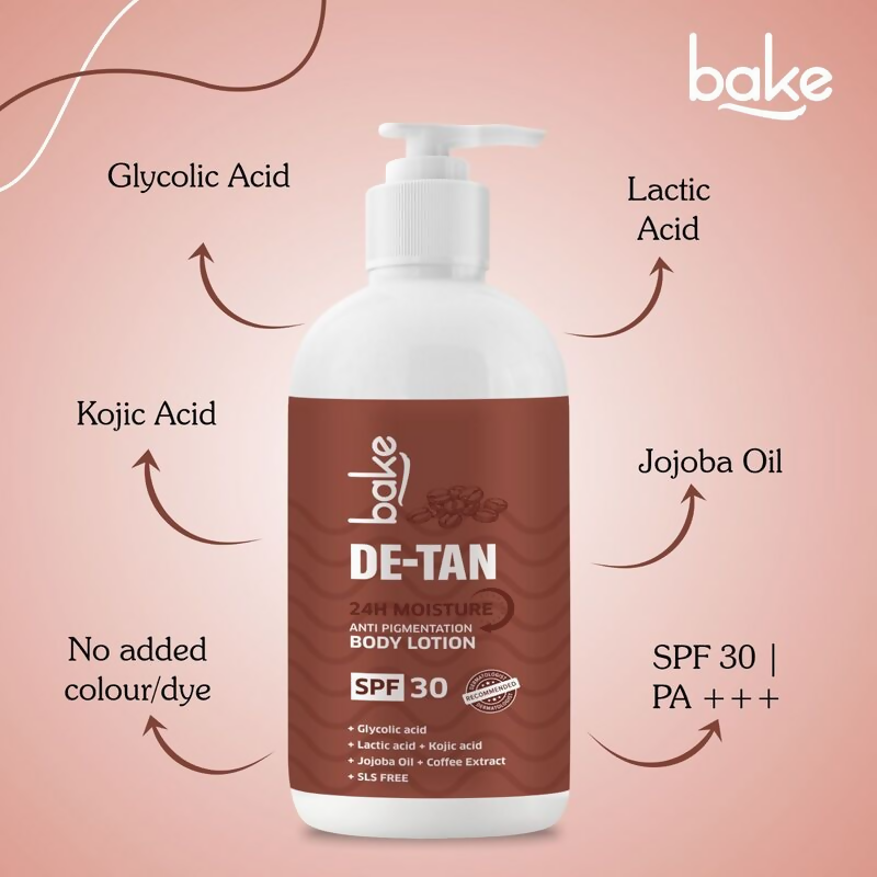 Bake De-Tan Anti Pigmentation Coffee Body Lotion | Grocsy
