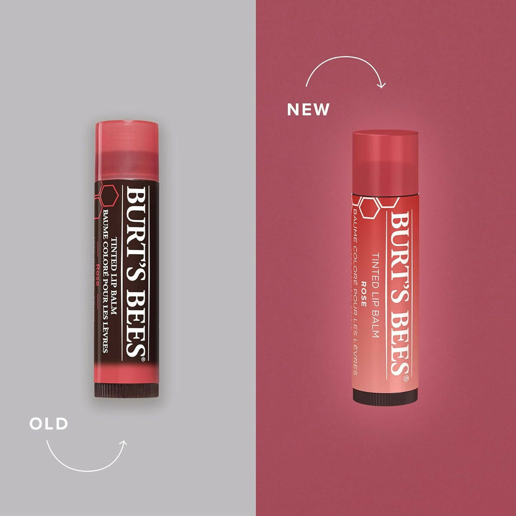 Burt's Bees Tinted Lip Balm - Rose | Grocsy