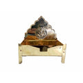 Brass Pedestal Simhasanam Idol Throne | Grocsy