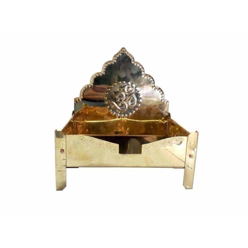 Brass Pedestal Simhasanam Idol Throne | Grocsy