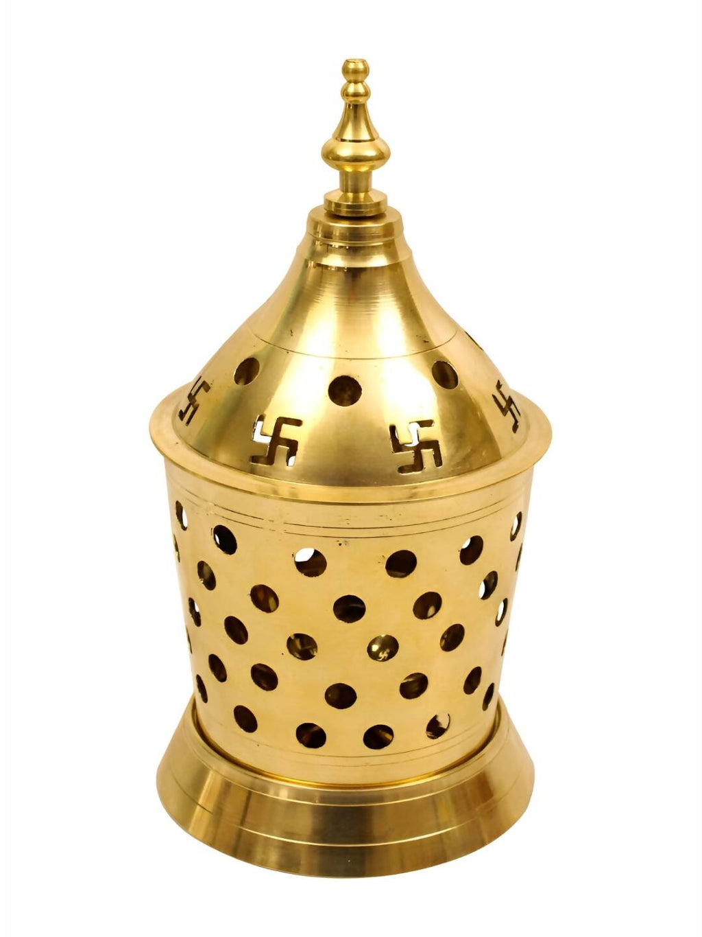 Spillbox Gold-Toned Brass Amar Lamp Pooja Essential | Grocsy