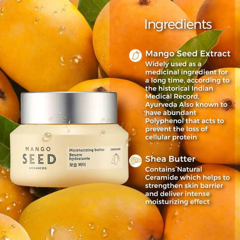 The Face Shop Mango Seed Moisturizing Butter - Korean Skincare | Grocsy