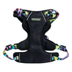 Waggety Adjustable Full Body Dog Harness - Comfortable Fit, Lightweight Polyester, Black | Grocsy