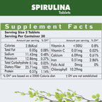 Herbal Hills Ayurveda Spirulina Tablets | Grocsy