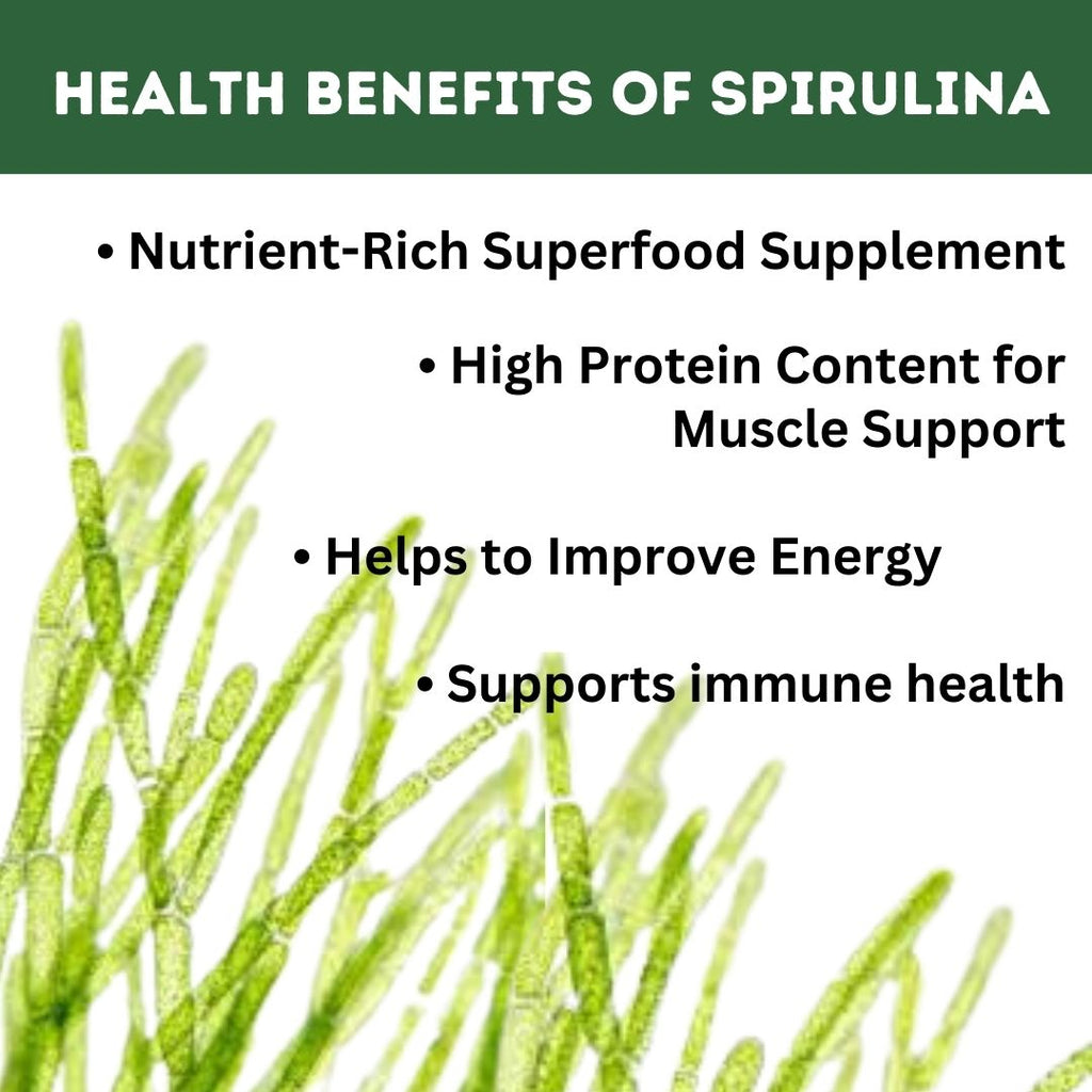 Herbal Hills Ayurveda Spirulina Tablets | Grocsy