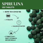 Herbal Hills Ayurveda Spirulina Tablets | Grocsy