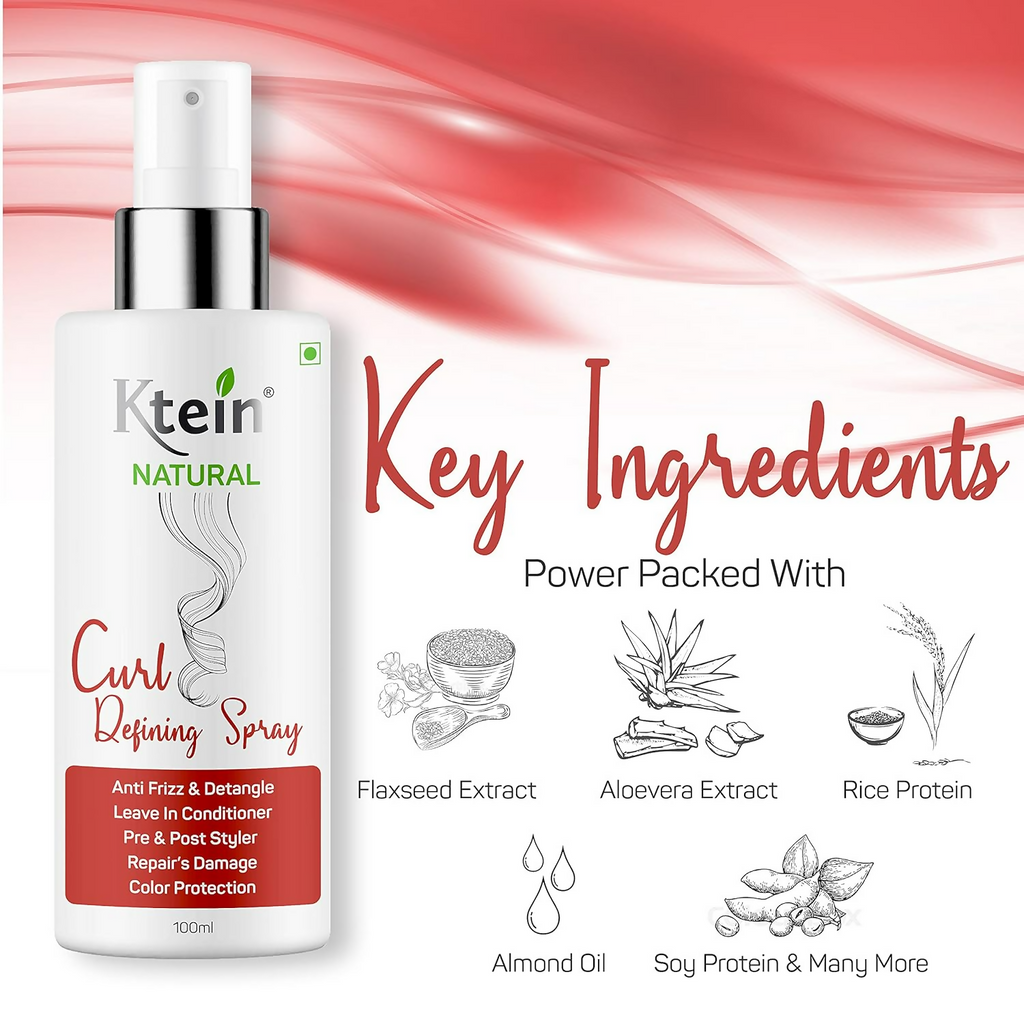 Ktein Natural Curl Defining Spray | Grocsy