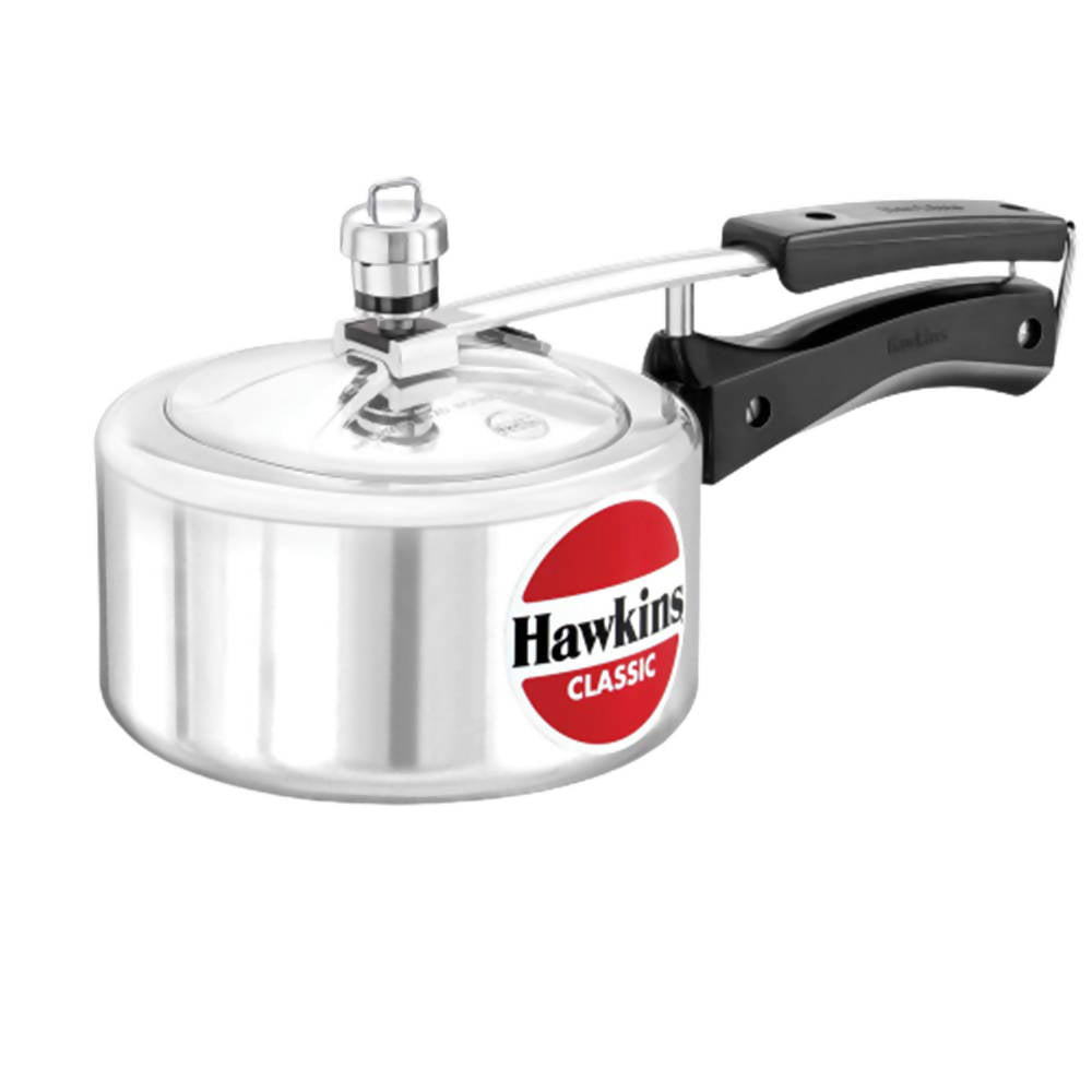 Hawkins Classic Pressure Cooker 1.5 Litre - Silver (CL15) | Grocsy