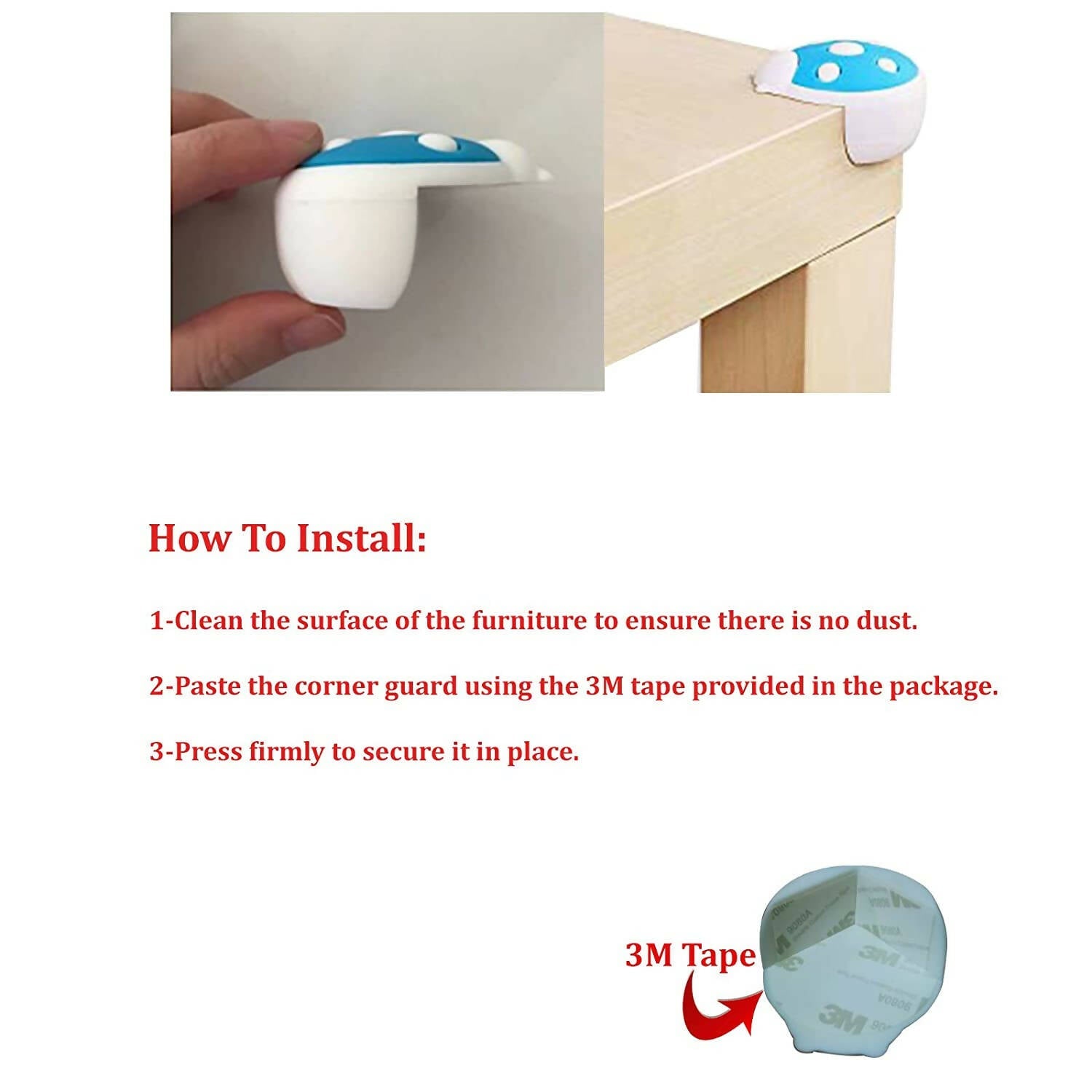 Safe-O-Kid Silicone Bug Shaped Corner Guards For Kids Protection | Grocsy
