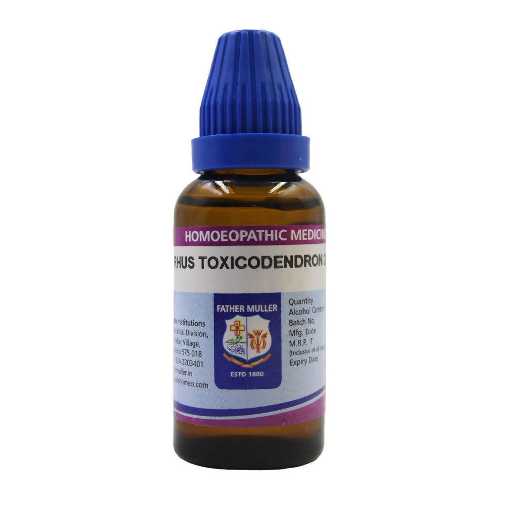 Father Muller Rhus Toxicodendron Dilution | Grocsy
