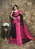 Exclusive Collection Block Print Pure Cotton Handloom Gorgeous Saree | Grocsy