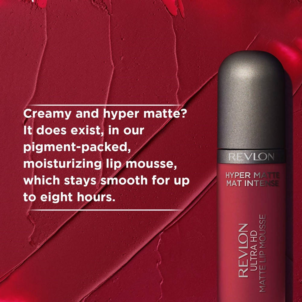 Revlon Hyper Matte Mat Intense Ultra Hd Matte Lip Mousse - Death valley | Grocsy