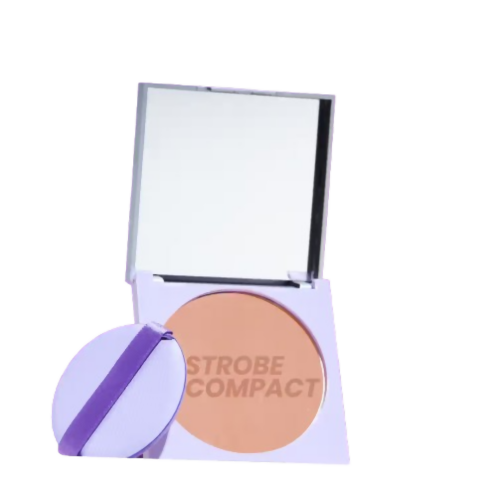 NY Bae Strobe Glow Compact Powder - Warm Pink 02 | Grocsy