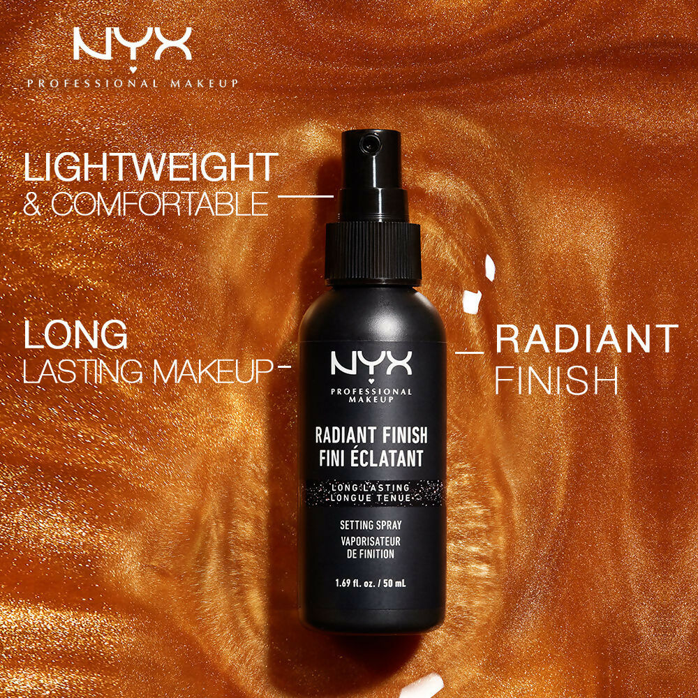 NYX Professional Makeup Long Lasting Makeup Setting Spray Radiant Finish | Grocsy