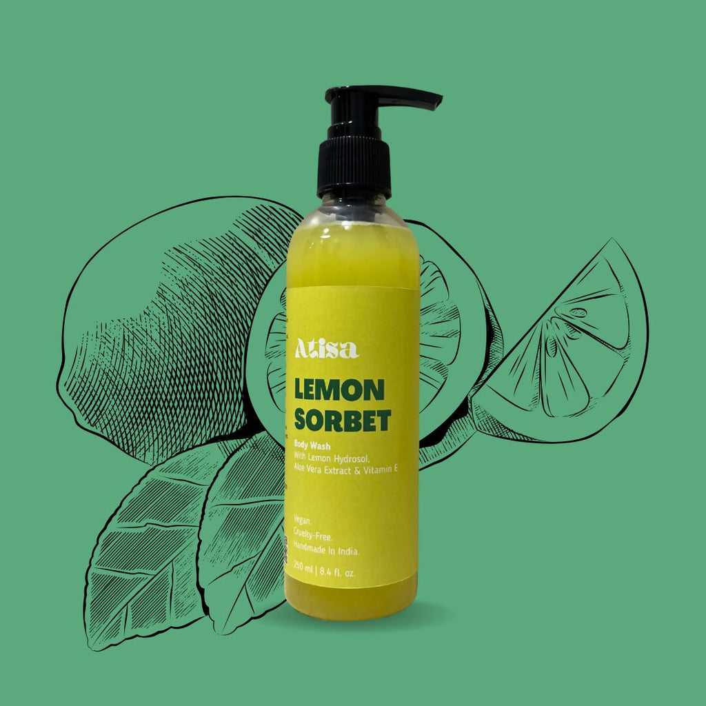 Atisa Lemon Sorbet Body Wash | Grocsy