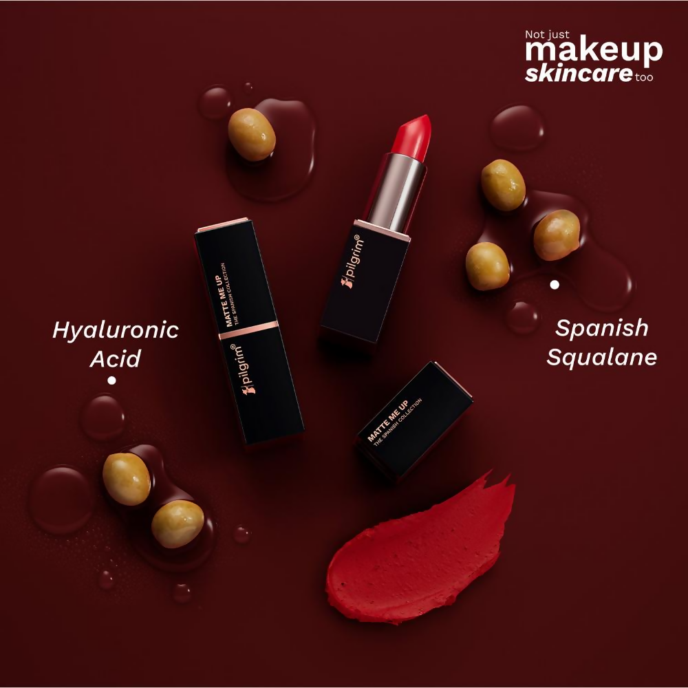 Pilgrim Matte Me Up! Bullet Lipstick - 02 Caramel Guilt | Grocsy