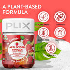 PLIX The Plant Fix Apple Cider Vinegar Gummies for Skin & Hair | Grocsy