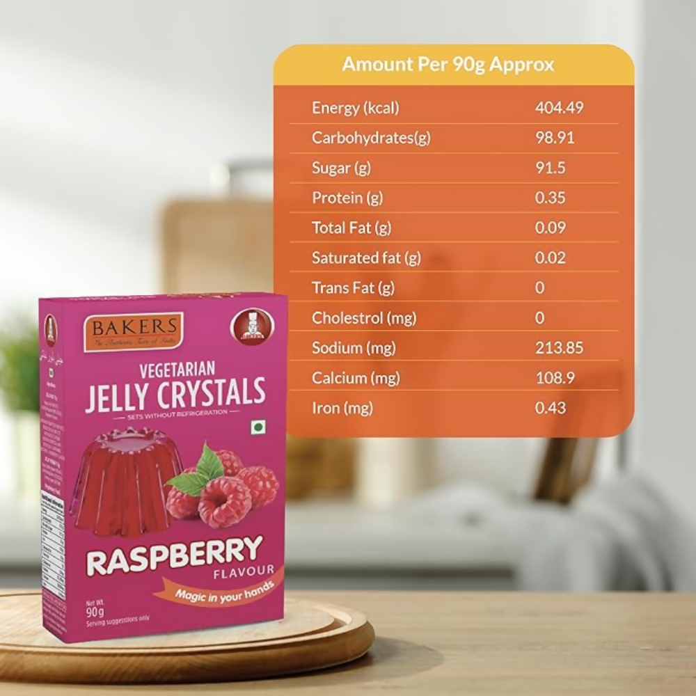 BAKERS Jelly Crystals - Raspberry | Grocsy
