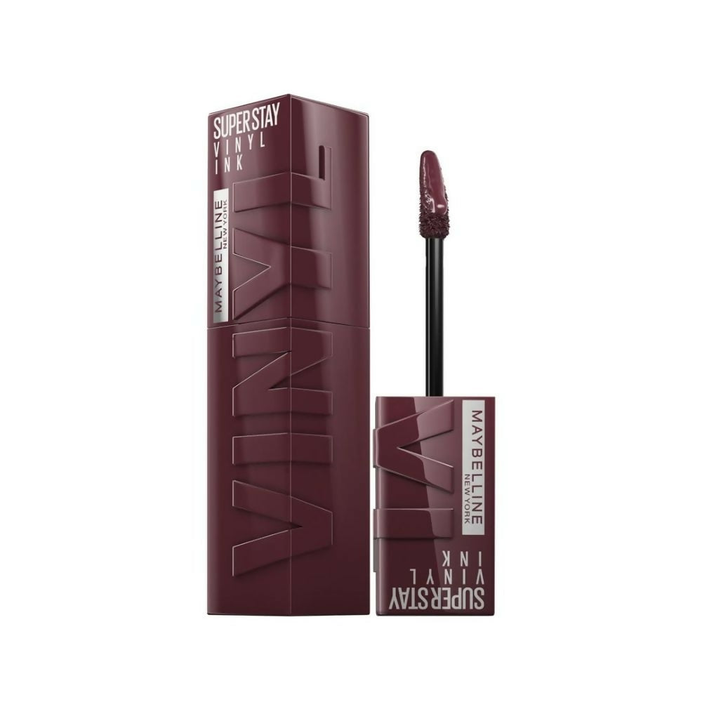 Maybelline New York Super Stay Vinyl Ink Liquid Lipstick, Instant Shine Lasts Up To 16H - Fearless | Grocsy