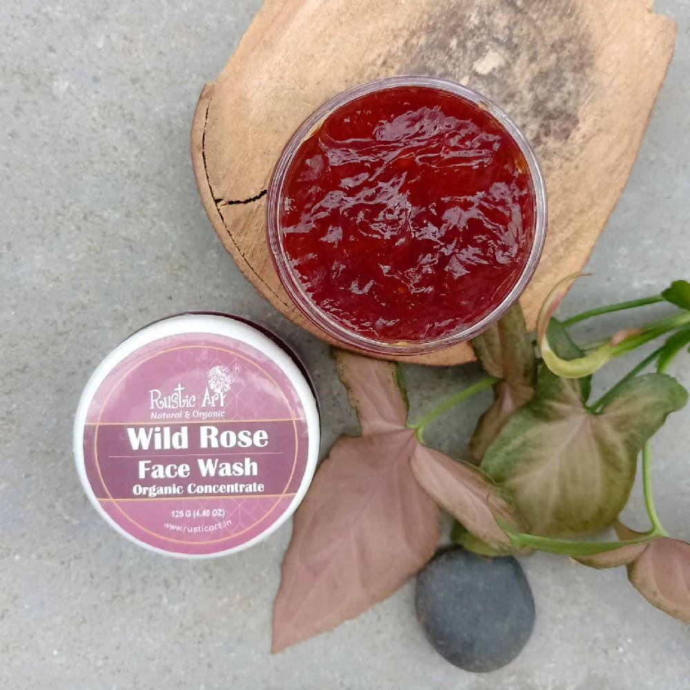 Rustic Art Wild Rose Face Wash | Grocsy
