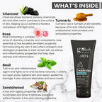Globus Naturals Anti Pollution & Anti Acne Charcoal Face Wash For Men | Grocsy