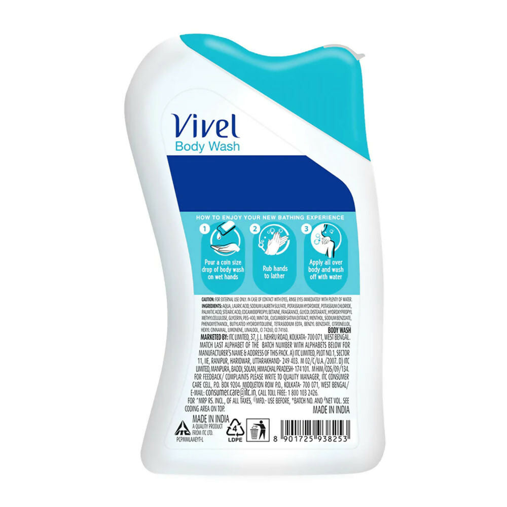 Vivel Mint & Cucumber Cooling Body Wash | Grocsy