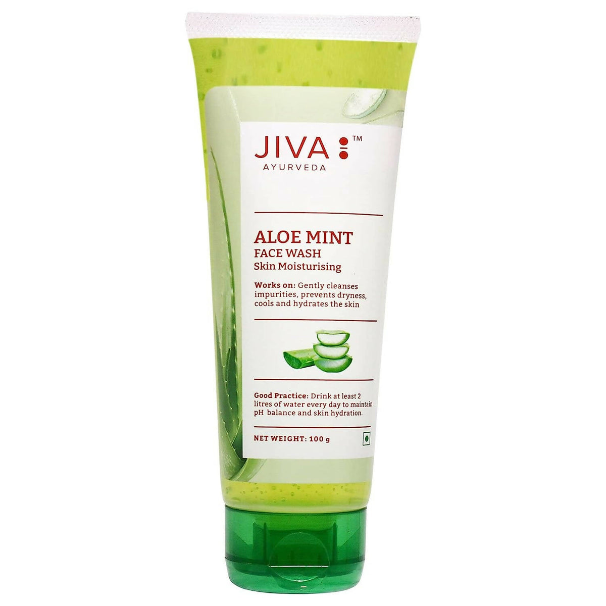 Jiva Ayurveda Aloe Mint Facewash | Grocsy