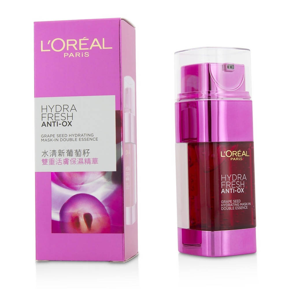 L'Oreal Paris Hydra Fresh Anti-Ox Grape Seed Hydrating Mask-In Double Essence | Grocsy