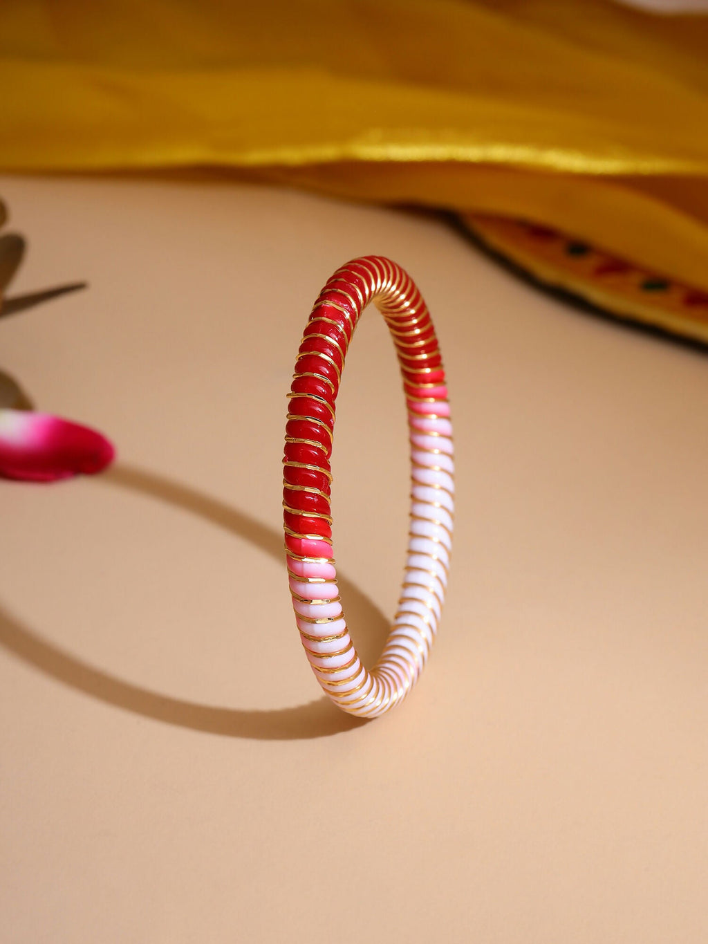 Ruby Raang Multi Traditional Bangle | Grocsy