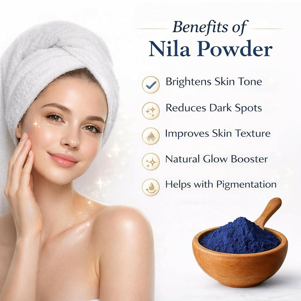 Bare Alpha Moroccan Nila Powder – 100% Natural Indigo Blue Powder | Grocsy