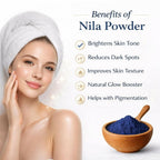 Bare Alpha Moroccan Nila Powder – 100% Natural Indigo Blue Powder | Grocsy