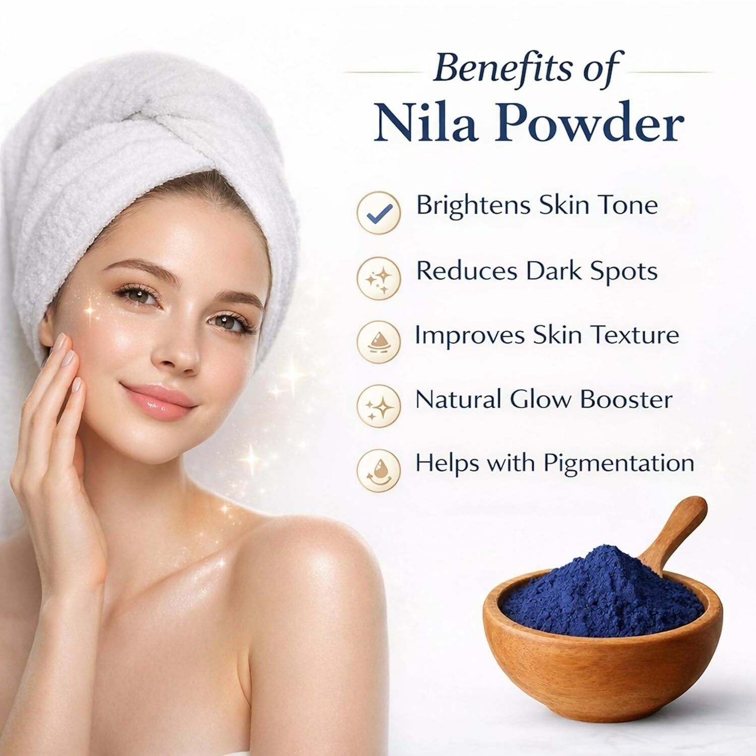 Bare Alpha Moroccan Nila Powder – 100% Natural Indigo Blue Powder | Grocsy