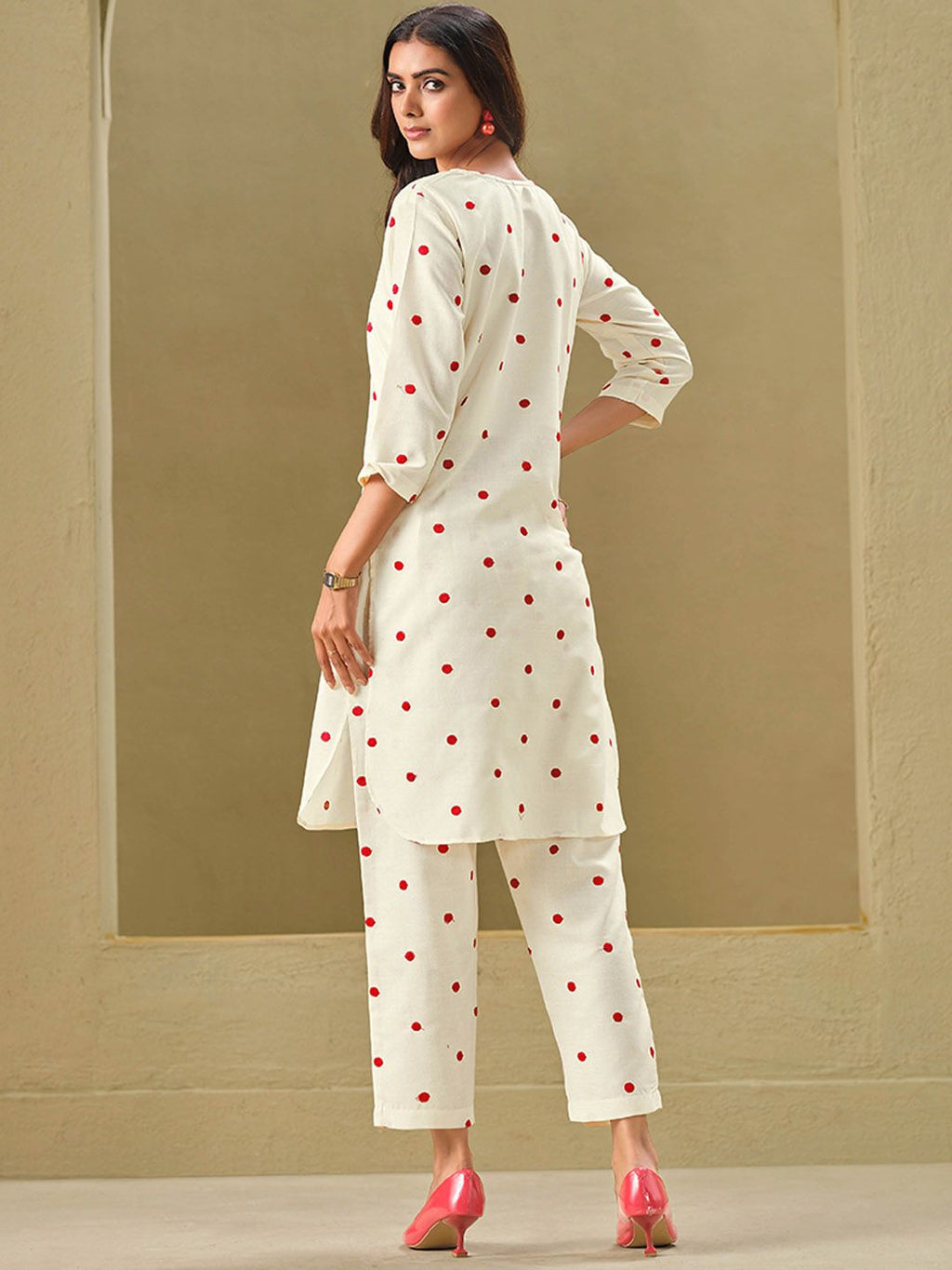 Sangria Embroidered Pure Cotton Kurta Sets | Grocsy