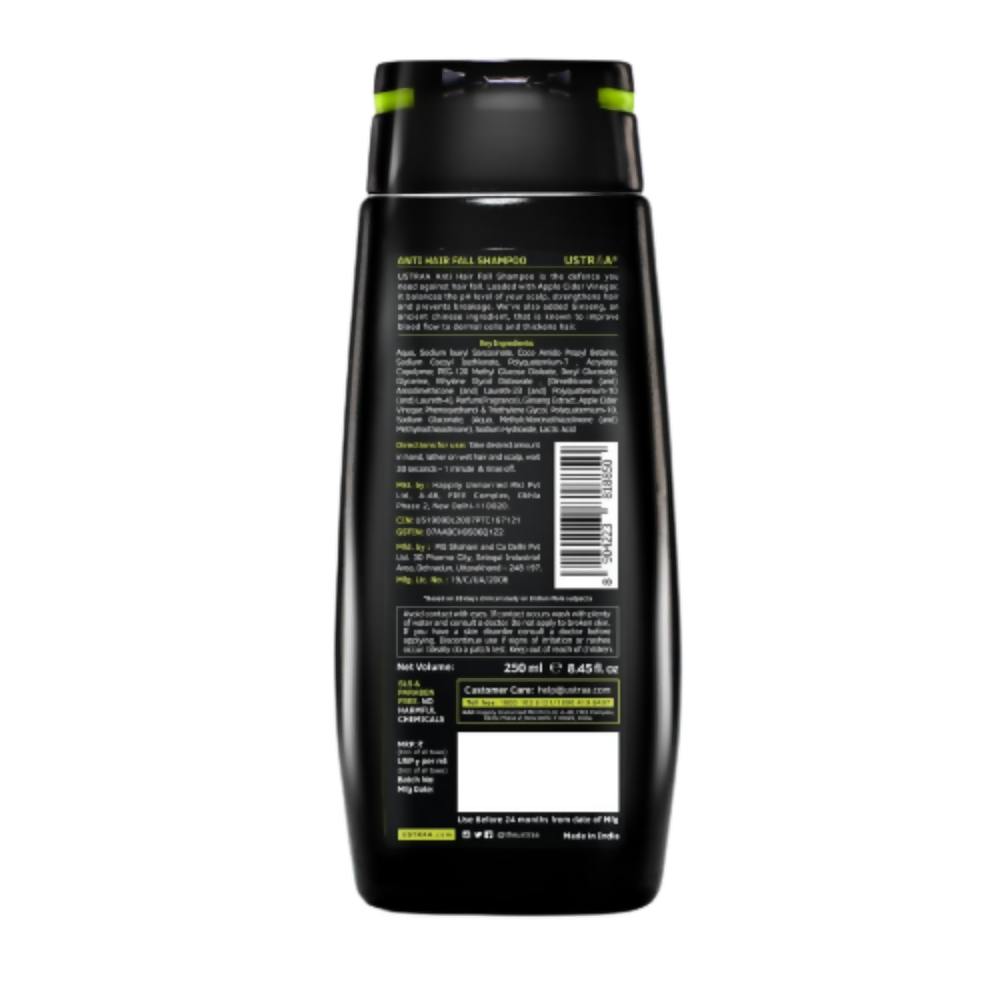 Ustraa Anti Hair Fall Shampoo | Grocsy