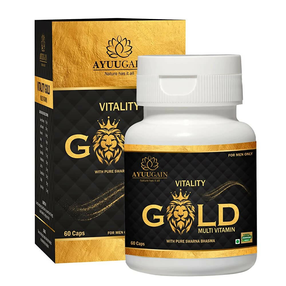 Ayuugain Vitality Gold Capsules For Men | Grocsy