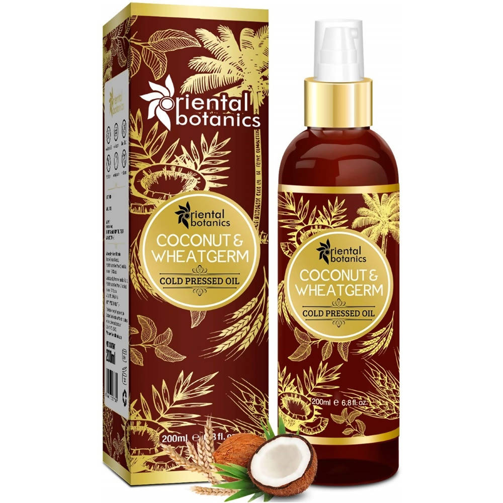 Oriental Botanics Coconut & Wheatgerm Cold Pressed Oil | Grocsy