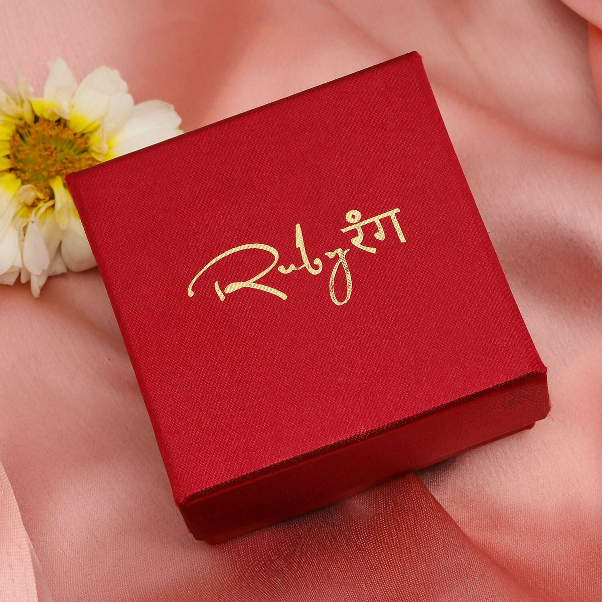 Round Kundan Studs (Gold) - Ruby Raang | Grocsy