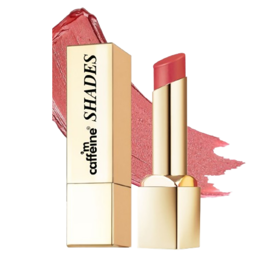 mCaffeine Shades Creamy Matte Kiss Bullet Lipstick Moisturizing Lightweight - Mauve Velvet | Grocsy