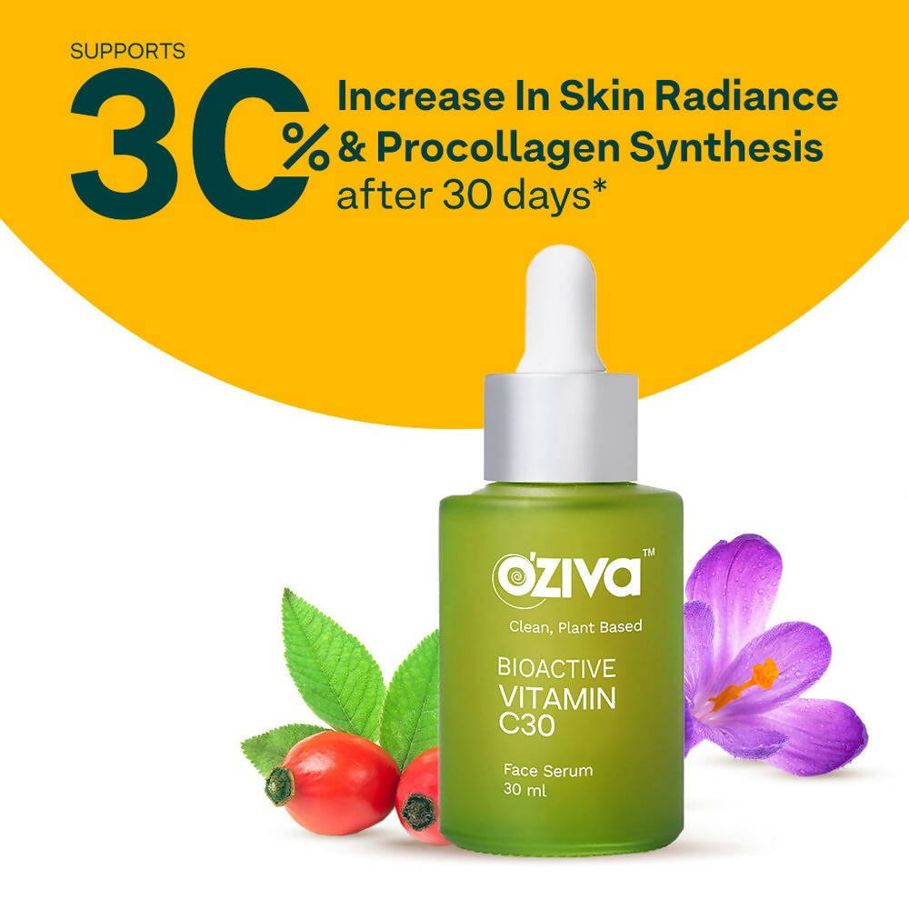 OZiva Bioactive Vitamin C30 Face Serum | Grocsy