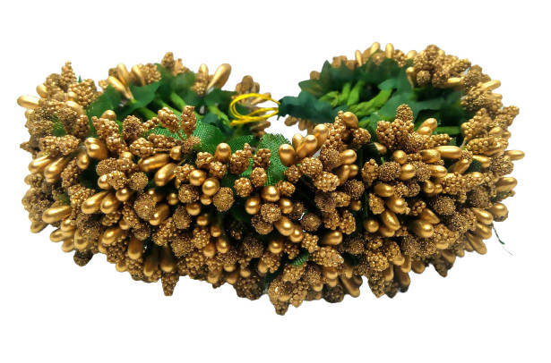 Gold Pollens Bridal Gajra | Grocsy