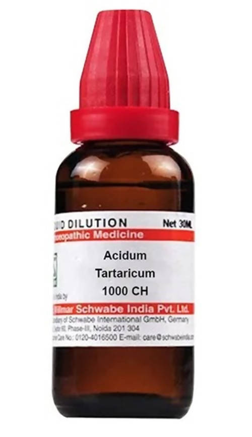 Dr. Willmar Schwabe India Acidum Tartaricum Dilution | Grocsy
