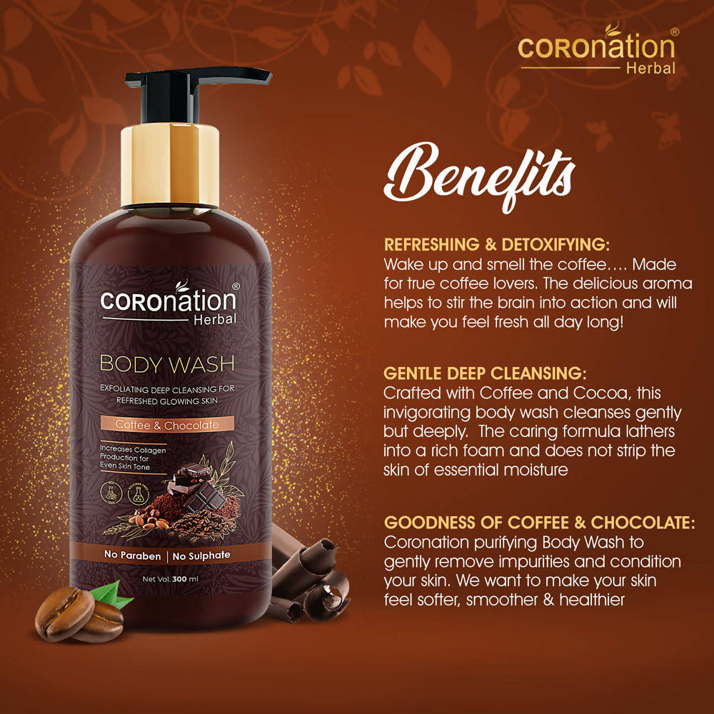 Coronation Herbal Coffee and Chocolate Body Wash | Grocsy