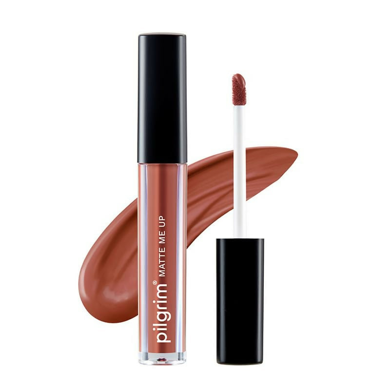 Pilgrim Liquid Matte Lipstick with Hyaluronic Acid - Nude Obsessed | Grocsy