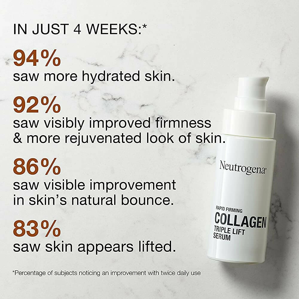 Neutrogena Rapid Firming Collagen Triple Lift Face Serum | Grocsy