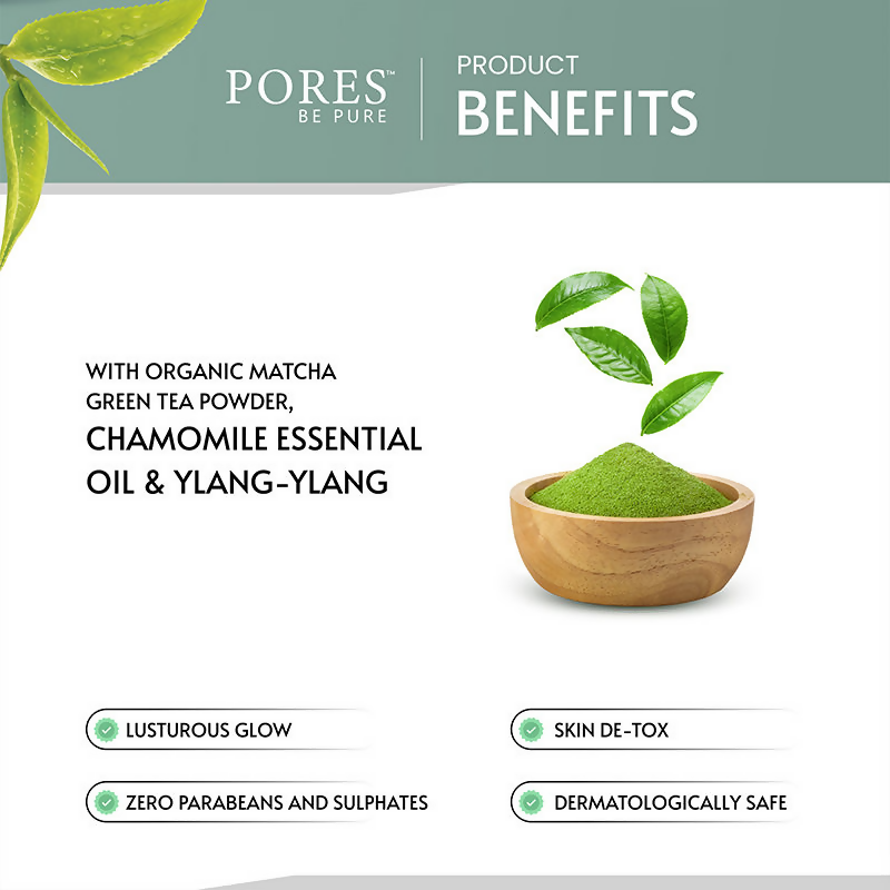 Pores Be Pure Matcha Green Tea Gel Face Scrub | Grocsy