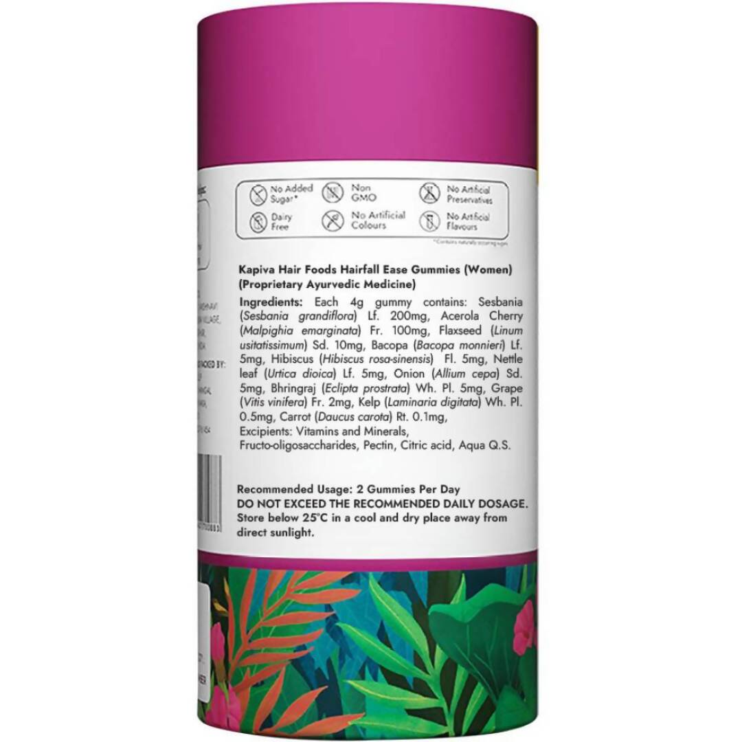 Kapiva Ayurveda Hairfall Ease Gummies For Women | Grocsy