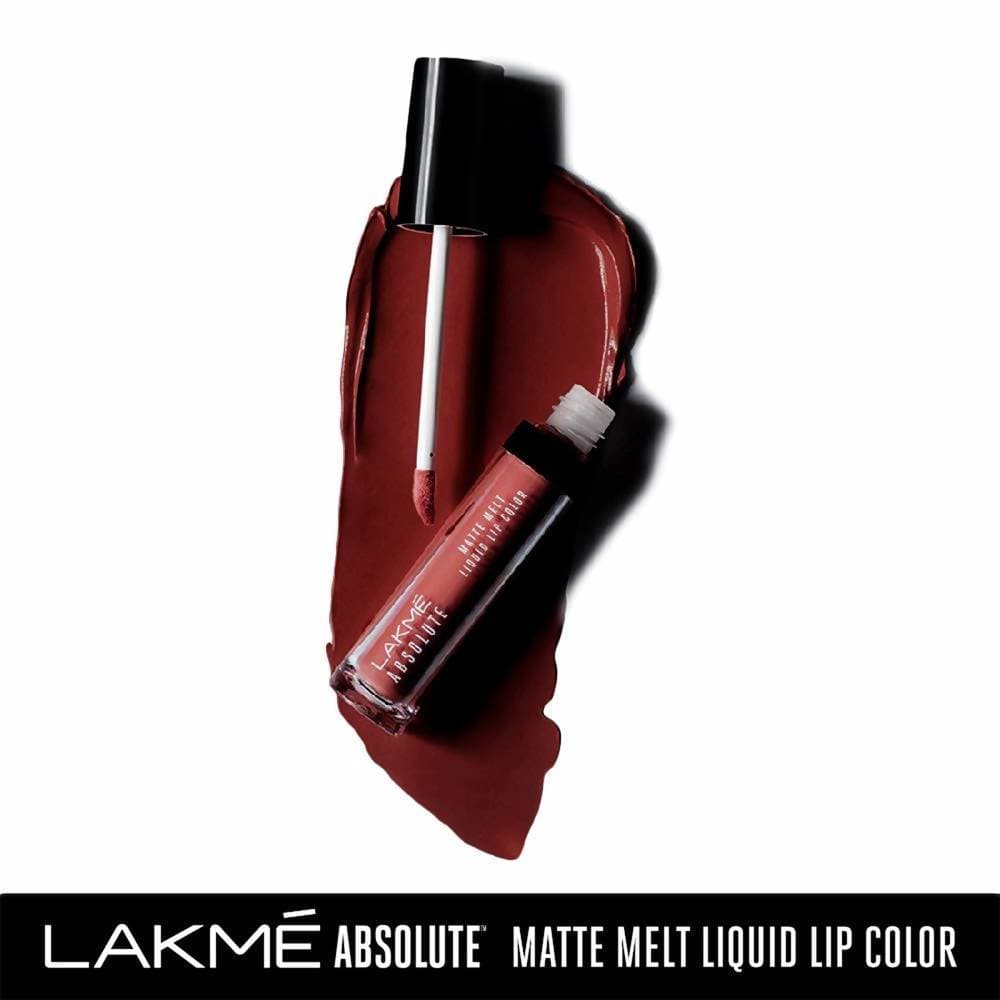 Lakme Absolute Matte Melt Liquid Lip Color - Red Vibe | Grocsy